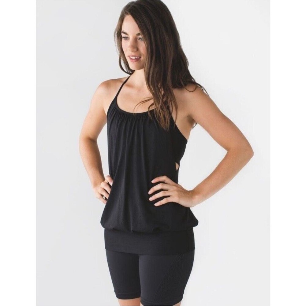 Lululemon No Limit Tank Top Built in Bra in Black